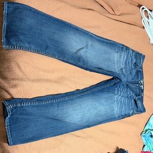 BKE Men's Straight Blue Jeans